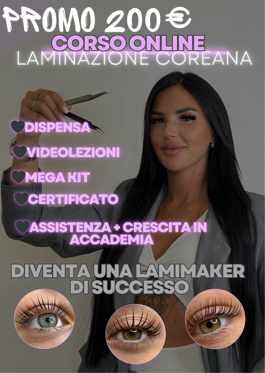 Corso Online Laminazione Coreana