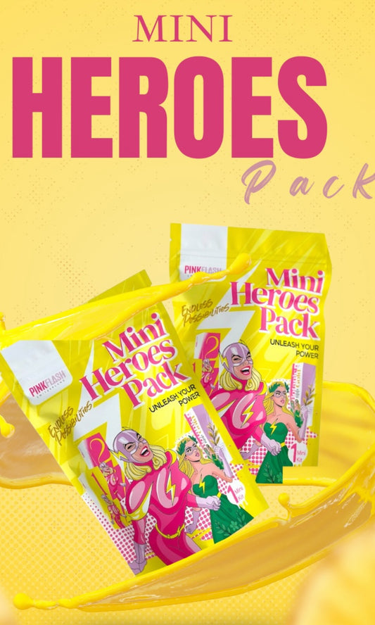 Mini Heroes ( mini kit con Step1/2/3 per laminazione coreana ) by Pink flash