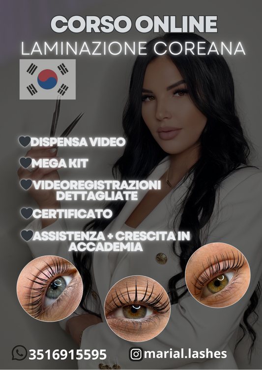 Corso Online Laminazione Coreana